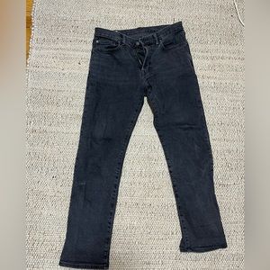 GAP Straight Leg Black Jeans 30x30